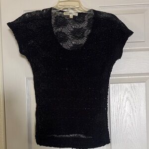 Vanity Black Lace Women's Top
